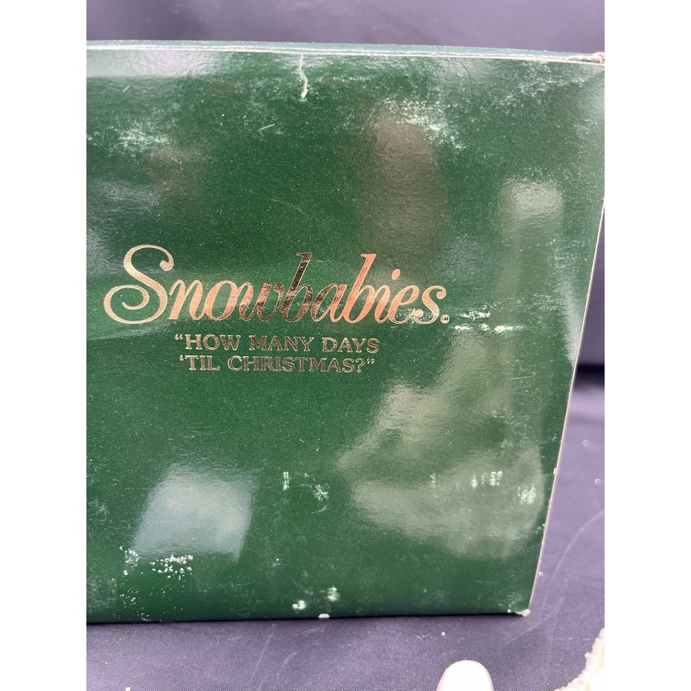 🎄 Dept 56 Snowbabies "How Many Days Til Christmas" Figurine ⛄ - Picture 2 of 8